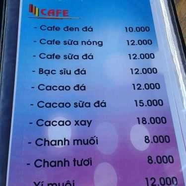 Thực đơn- Happy Coffee - Trương Nữ Vương