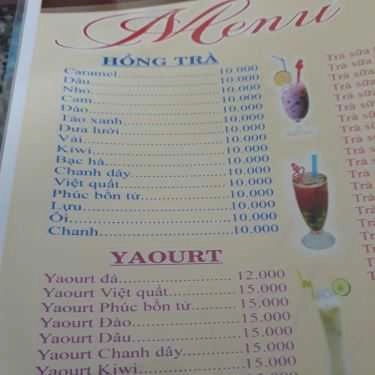 Thực đơn- Cafe Hi Tea