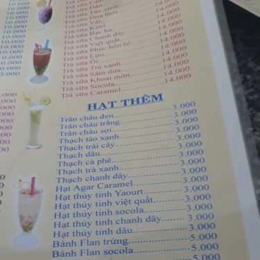 Thực đơn- Cafe Hi Tea