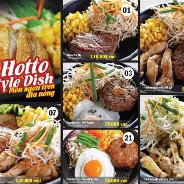 Thực đơn- Nhà Hàng Cơm Nướng Hotto - Vincom Plaza Vĩnh Long