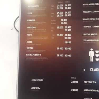 Thực đơn- Cafe Kafé Home