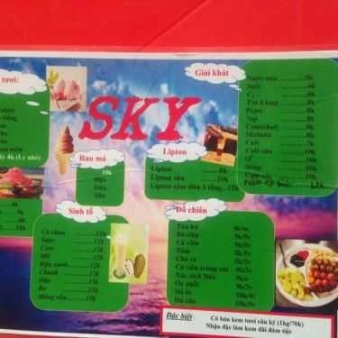 Thực đơn- Cafe Kem Tươi Sky