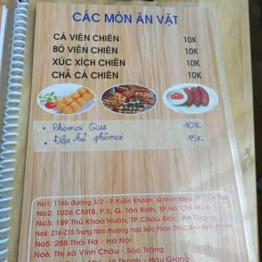 Thực đơn- Quán Ăn Mì Cay Itada - Ẩm Thực Hàn Quốc