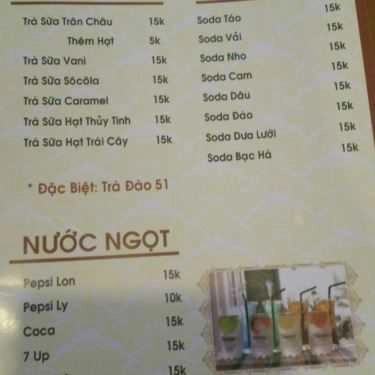 Thực đơn- Quán Ăn Mì Cay New 51