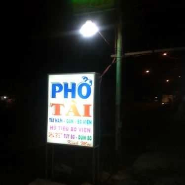 Thực đơn- Quán Ăn Phở Tài