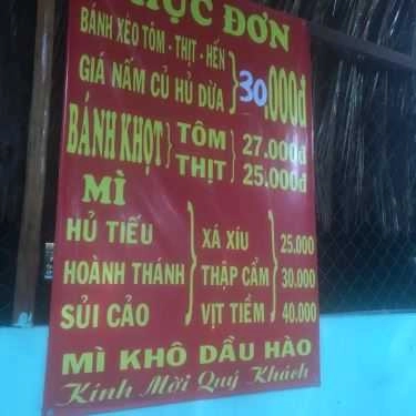 Thực đơn- Quán Ăn Mì Tàu Huỳnh Phát