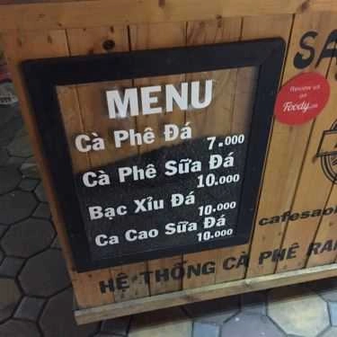 Thực đơn- Sao Bảo Lộc - Coffee Mang Đi