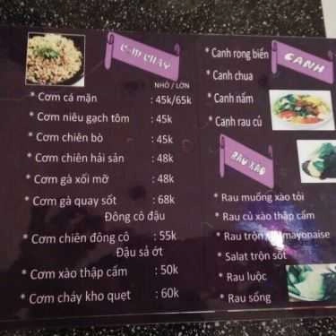 Thực đơn- Thiện Duyên Coffee & Kem