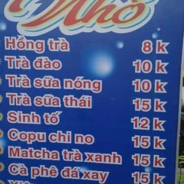 Thực đơn- Cafe Trà Sữa Nhỏ