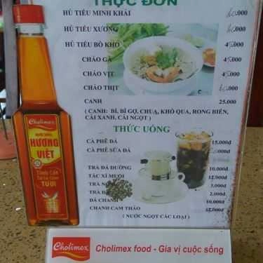 Thực đơn- Quán Ăn Trạm Dừng Chân Minh Khải