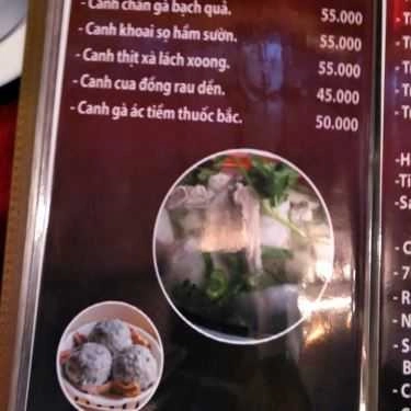 Thực đơn- Quán Ăn Vạn Phúc Lầu - Ẩm Thực Trung Hoa