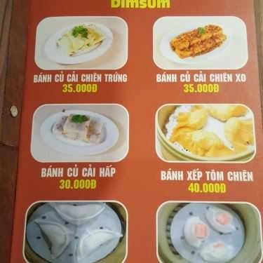 Thực đơn- Quán Ăn Vạn Phúc Lầu - Ẩm Thực Trung Hoa