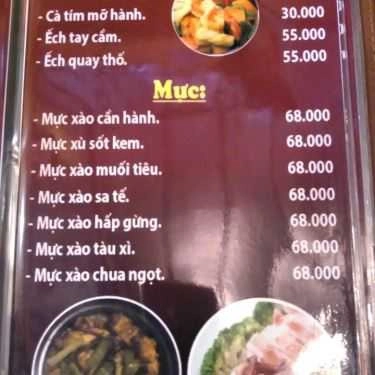 Thực đơn- Quán Ăn Vạn Phúc Lầu - Ẩm Thực Trung Hoa