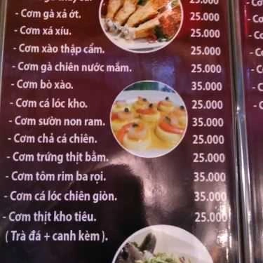 Thực đơn- Quán Ăn Vạn Phúc Lầu - Ẩm Thực Trung Hoa