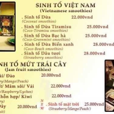Thực đơn- Cafe Yogurt Garden