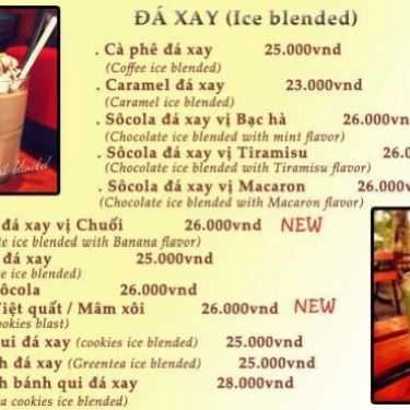 Thực đơn- Cafe Yogurt Garden