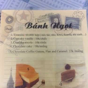 Thực đơn- Cafe Quán Ăn Vặt Yoko
