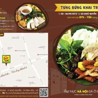 Thực đơn- Quán Ăn Đậu Quán - Bún Đậu Hà Thành