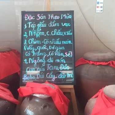 Thực đơn- Nhà Hàng Kiến Nguyên Tử - Đặc Sản Theo Mùa