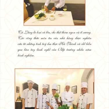 Thực đơn- Nhà Hàng Thủy Trúc