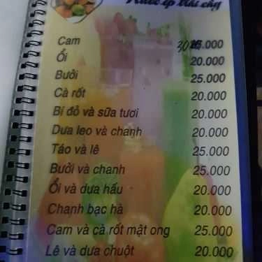Thực đơn- Rainbow Coffee