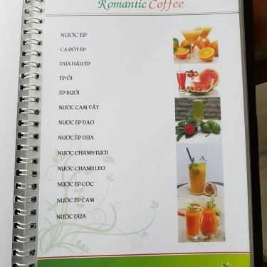 Thực đơn- Romantic Coffee