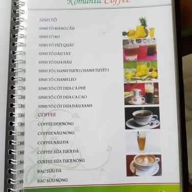 Thực đơn- Romantic Coffee