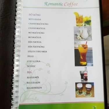 Thực đơn- Romantic Coffee