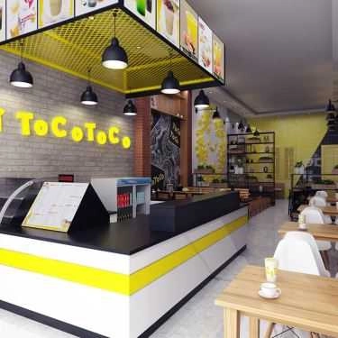 Không gian- Cafe Trà Sữa Tocotoco - Nguyễn Tất Thành