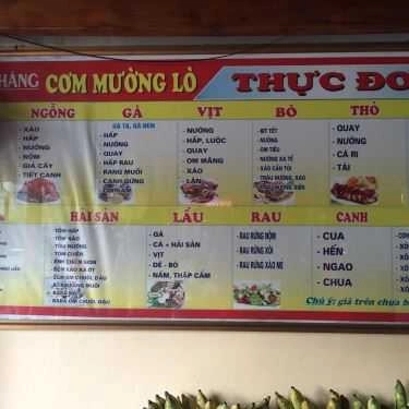 Thực đơn- Nhà Hàng Hưng Vân - Cơm Mường Lò