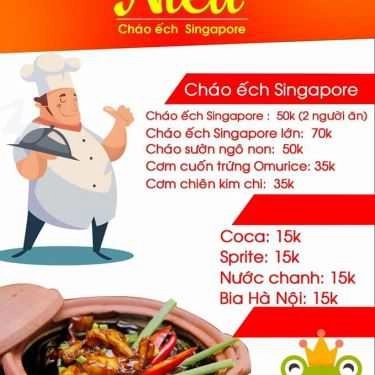 Thực đơn- Quán Ăn Quán Niêu - Cháo Ếch Singapore