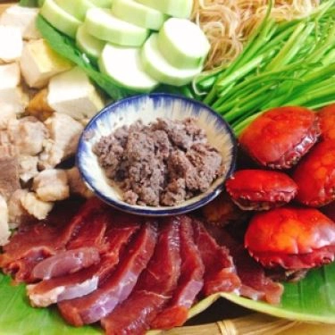 Món ăn- Quán Ăn Nhà Ga - Lẩu Riêu Cua Bắp Bò