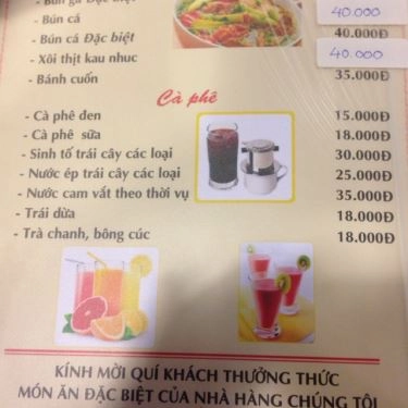Thực đơn- Quán Ăn Lẩu Dê Hưng Ký