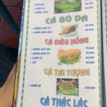 Thực đơn- Quán Ăn Mái Lá Quán - Phan Văn Đối