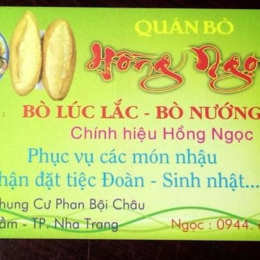 Tổng hợp- Quán Ăn Hồng Ngọc - Bò Nướng & Hải Sản - Phan Bội Châu