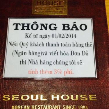 Tổng hợp- Nhà Hàng Seoul House - Món Hàn Quốc - Bùi Thị Xuân