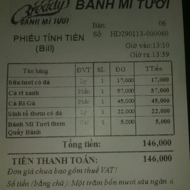Tổng hợp- Quán Ăn Bready Bánh Mì Tươi - Bà Huyện Thanh Quan