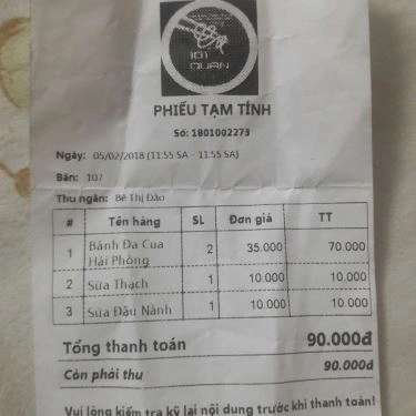 Tổng hợp- Quán Ăn 101 Quán - Bánh Đa Hải Phòng