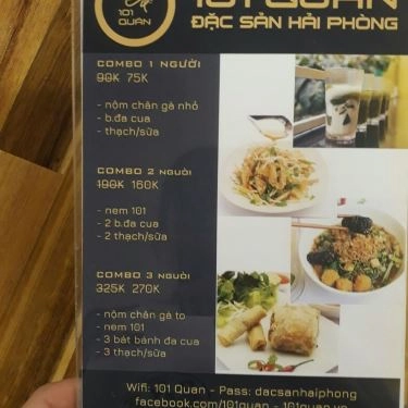 Tổng hợp- Quán Ăn 101 Quán - Bánh Đa Hải Phòng