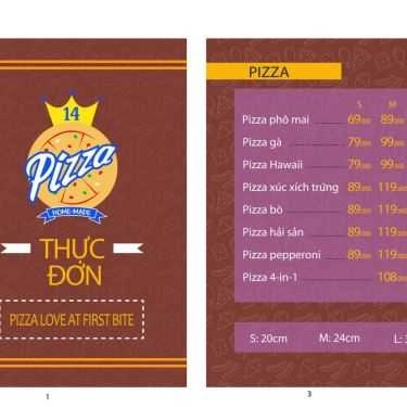Thực đơn- 14 Pizza