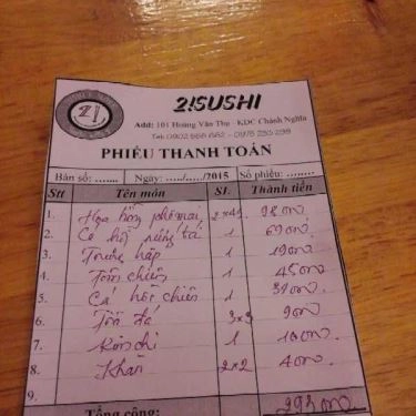 Tổng hợp- Quán Ăn 2! Sushi - Hoàng Văn Thụ