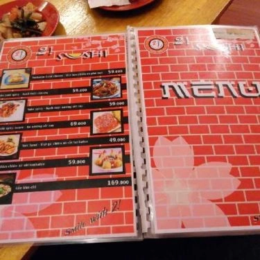 Thực đơn- Quán Ăn 2! Sushi - Hoàng Văn Thụ