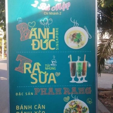 Thực đơn- Quán Ăn 2 Bà Mập - Bánh Đúc Singapore & Trà Sữa