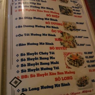 Thực đơn- Quán Ăn 2 Đô Quán - Quán Nhậu Bình Dân