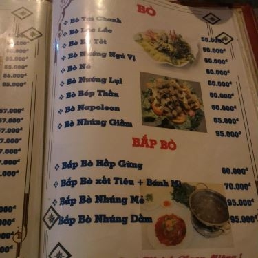 Thực đơn- Quán Ăn 2 Đô Quán - Quán Nhậu Bình Dân