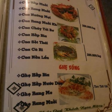 Thực đơn- Quán Ăn 2 Đô Quán - Quán Nhậu Bình Dân