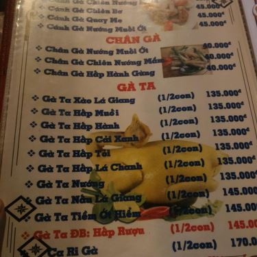 Thực đơn- Quán Ăn 2 Đô Quán - Quán Nhậu Bình Dân