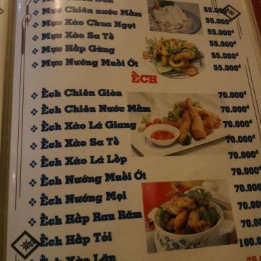 Thực đơn- Quán Ăn 2 Đô Quán - Quán Nhậu Bình Dân