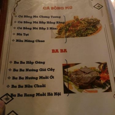Thực đơn- Quán Ăn 2 Đô Quán - Quán Nhậu Bình Dân