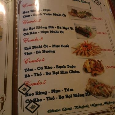 Thực đơn- Quán Ăn 2 Đô Quán - Quán Nhậu Bình Dân